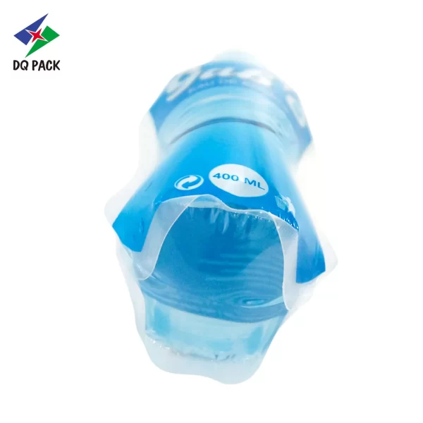 Disposable Water Pouches Supplier, Special Bottle Shaped 400ML Beverage Injection Packaging Bag - Image 2