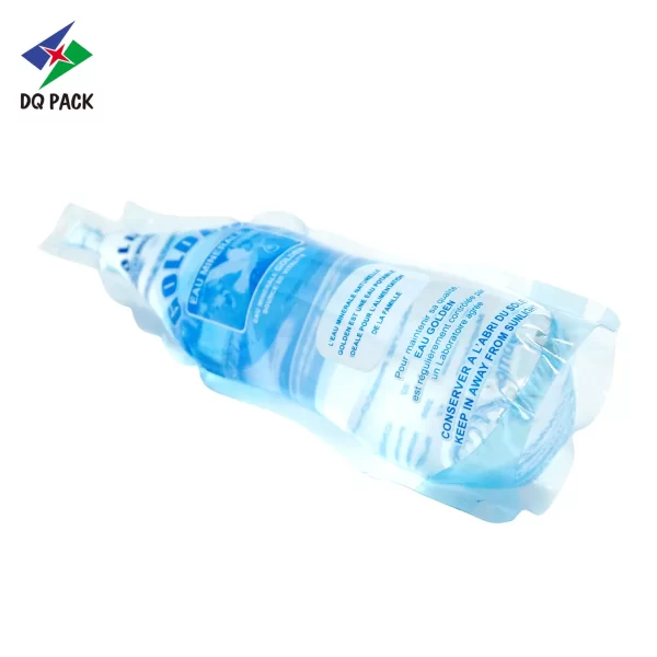 Disposable Water Pouches Supplier, Special Bottle Shaped 400ML Beverage Injection Packaging Bag - Image 4