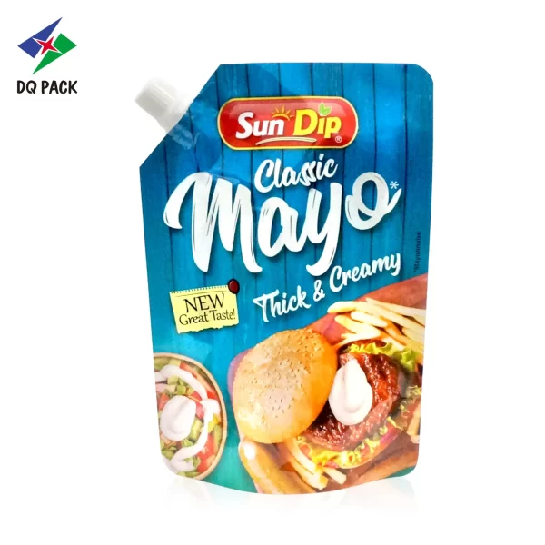 Custom Spouted Pouch for Ketchup Sauce Packaging Supplier- DQ PACK Y2206（38）