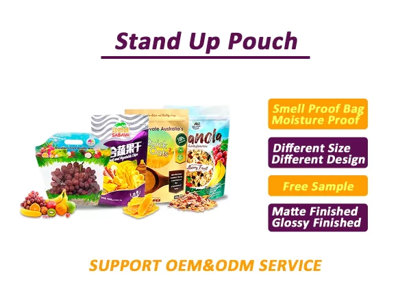 OEM Stand up pouch Supplier - DQ PACK