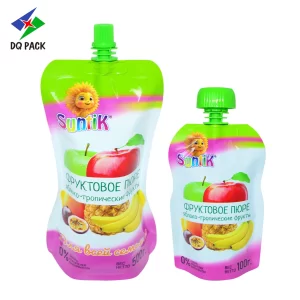 Custom Juice Pouches for Spout Maufacturer