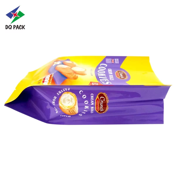 Custom sside gusset pouch for cookie packaging bags supplier- DQ PACK C2505(9)
