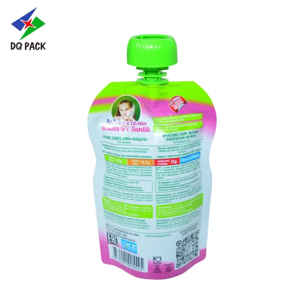 Custom Juice Pouches for Spout Supplier