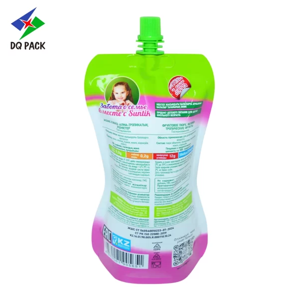Custom Juice Pouches - Liquid Stand Up Spout Pouch