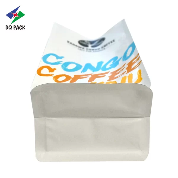 ⁦OEM Foil Coffee Bag with One-Way Valve, Resealable Food Packaging Pouch Exporter- DQ PACK⁩ - الصورة ⁦6⁩