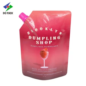 Custom Red Wine Pouch Packaging Manufacturer