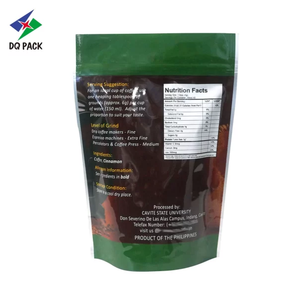 Stand up Coffee Bag factory- DQ PACK 2506(5)