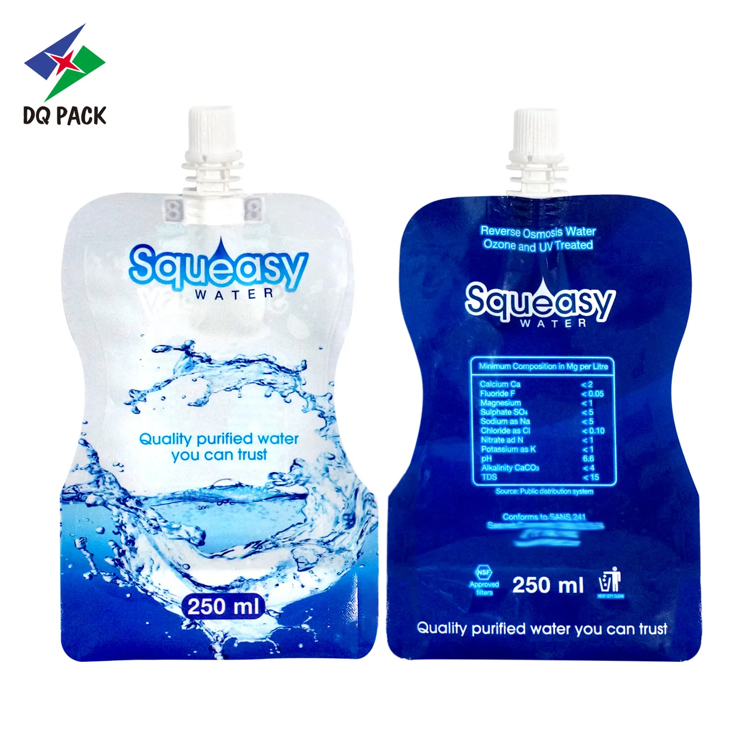 Custom Logo Water Spout Bag Manufacturer -DQ PACK (1)