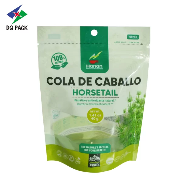 Custom Printed Doypack Zipper Bags, Stand up Pouch for Herbal Tea Packaging — изображение 5