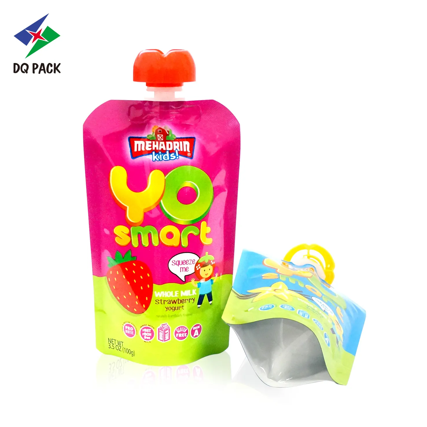 Custom Printing Milk Spout Bag Factory - DQ PACK(2)