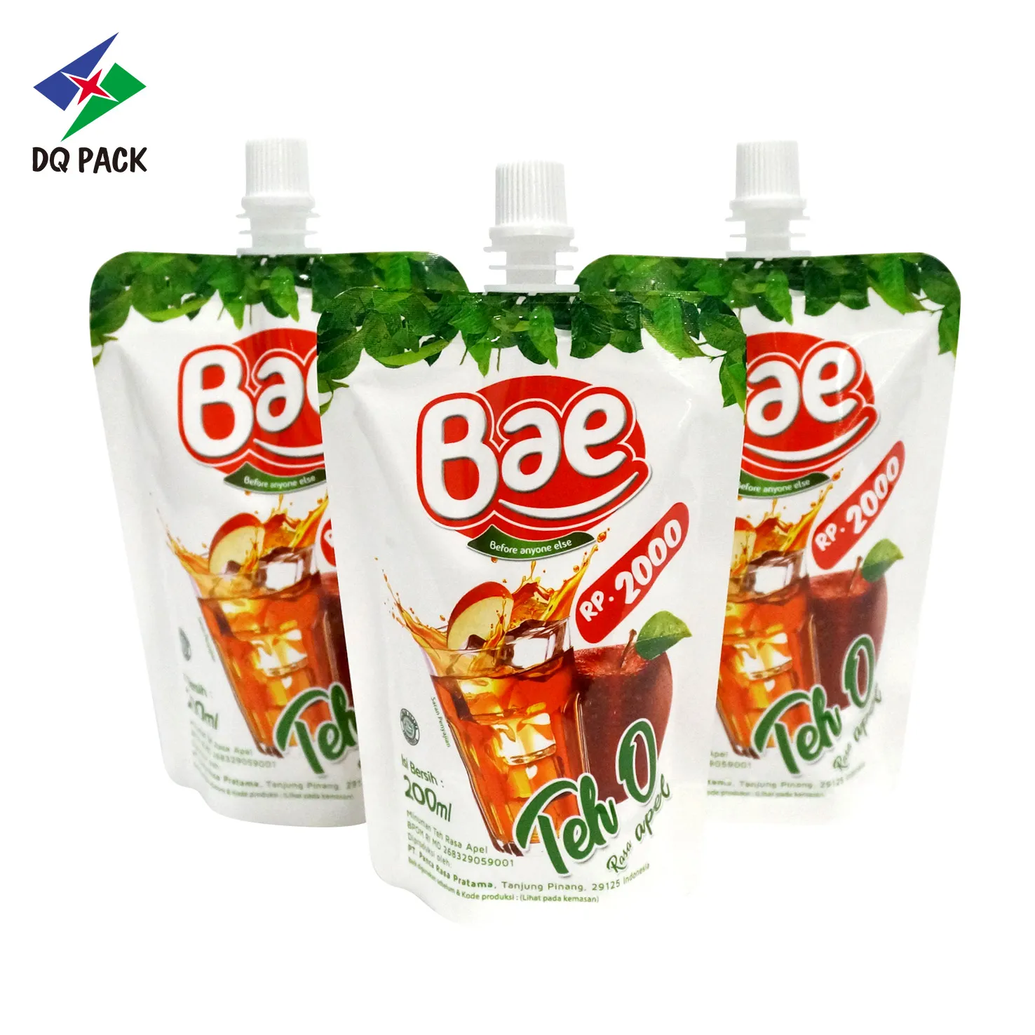 custom 200ml Juice Spout Pouches Manufacturer - DQ PACK (1)