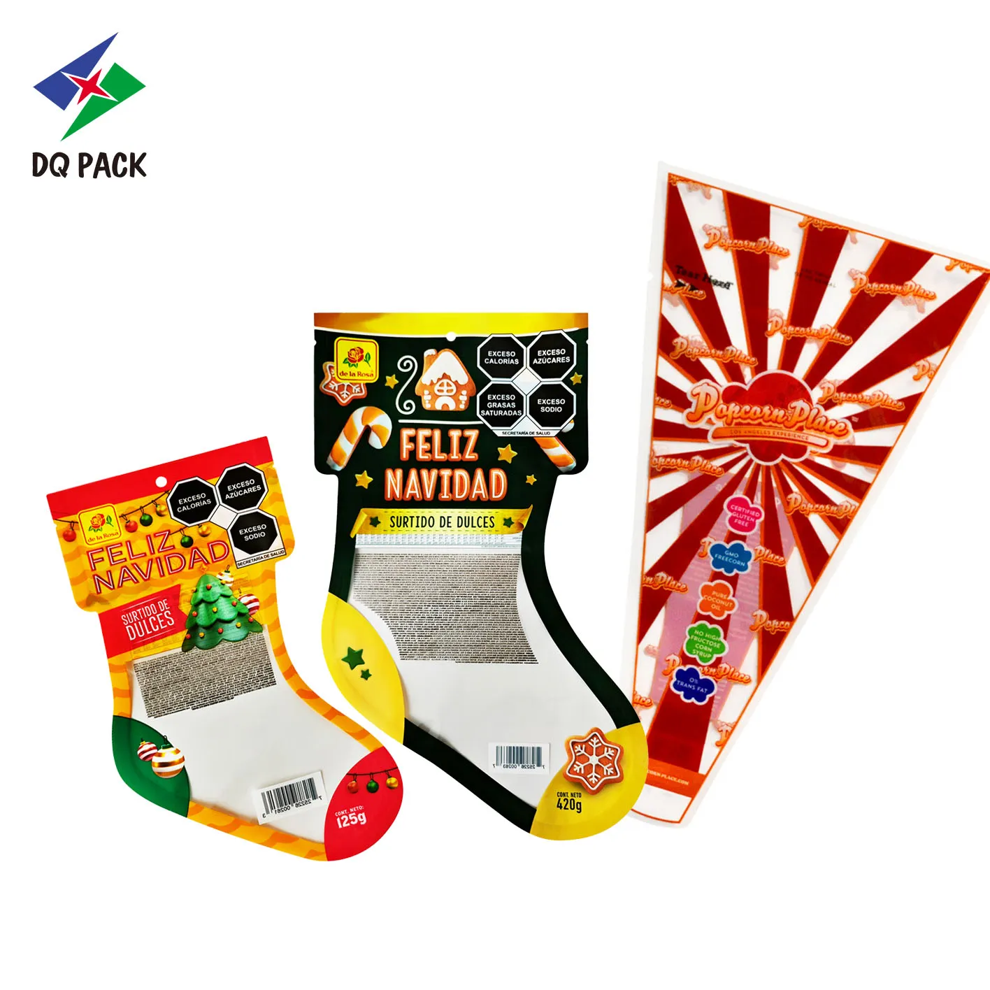 Custom Christmas Candy Packaging Bags-Supplier-DQ-PACK