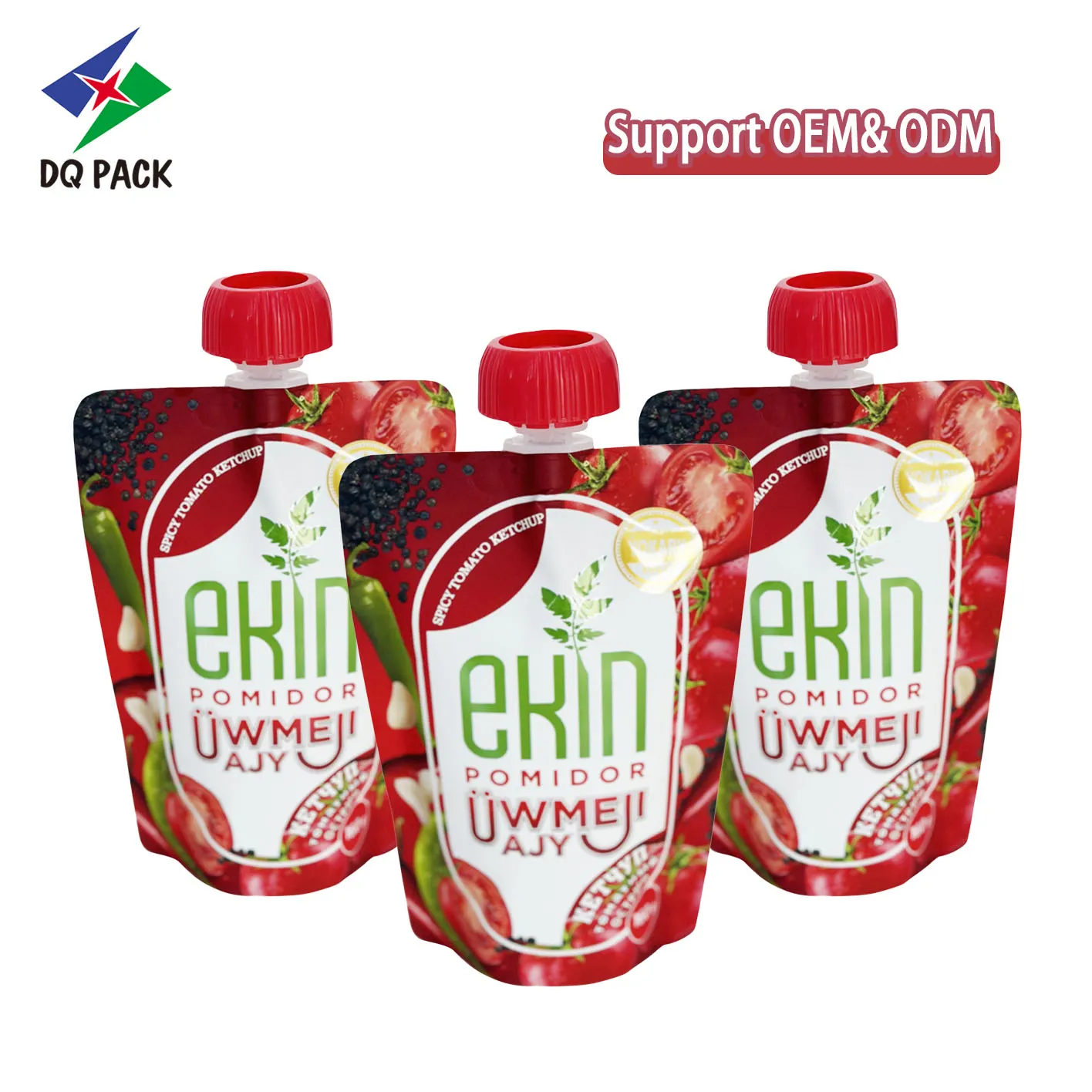 Custom Ketchup Spout Pouch - DQ PACK (1)