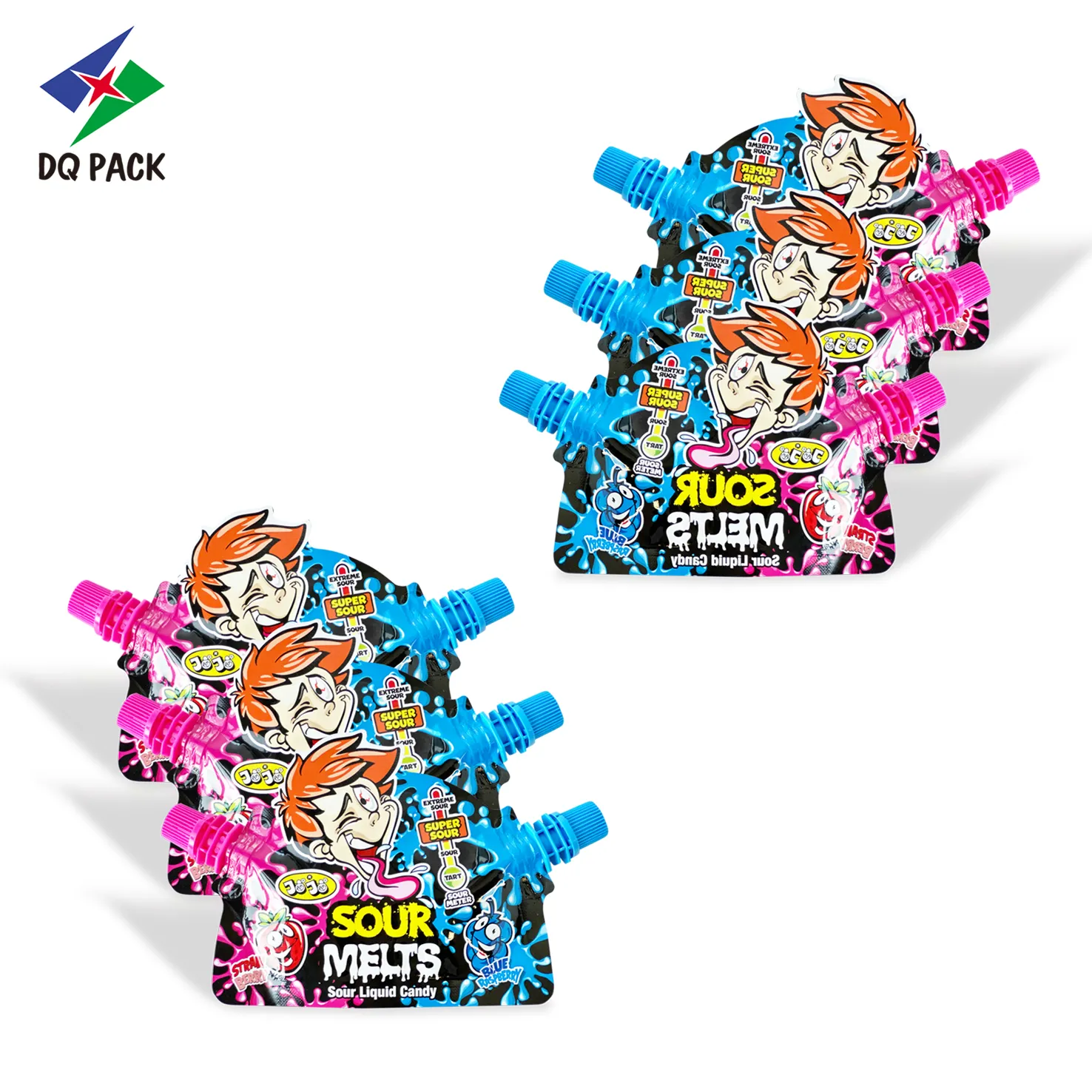 Custom Spout Pouch for Liquid Candy Packaging - DQ PACK (1)