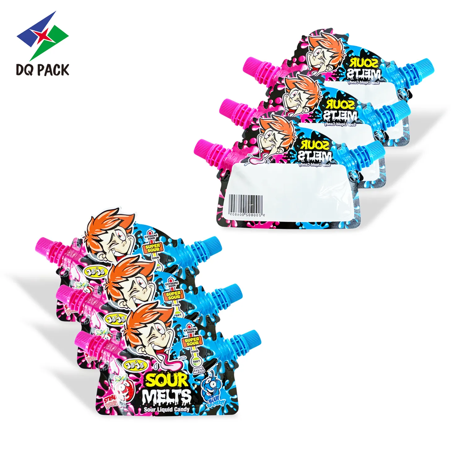 Custom Spout Pouch for Liquid Candy Packaging - DQ PACK (2)