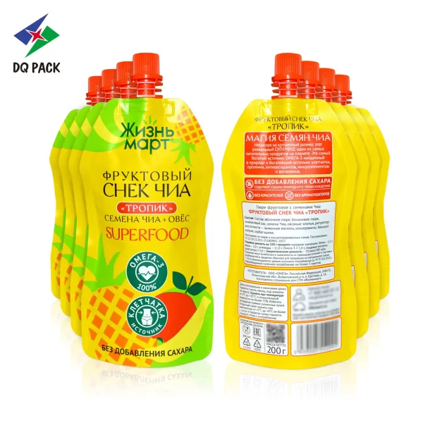 Custom 200ml spout pouch supplier- DQ PACK (1)