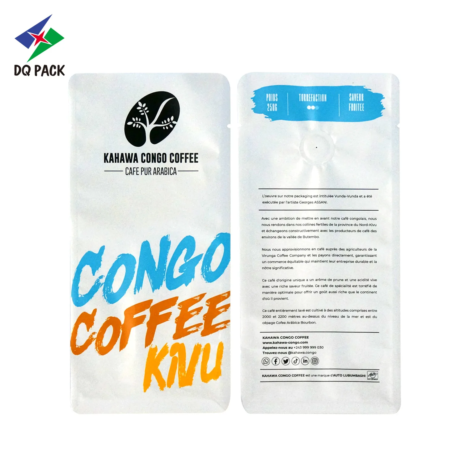 Custom Coffee Bean Bags Wholesale