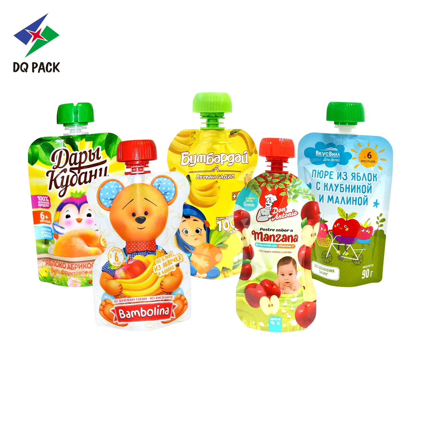 Custom Liquid Stand Up Pouch With Spout (1)