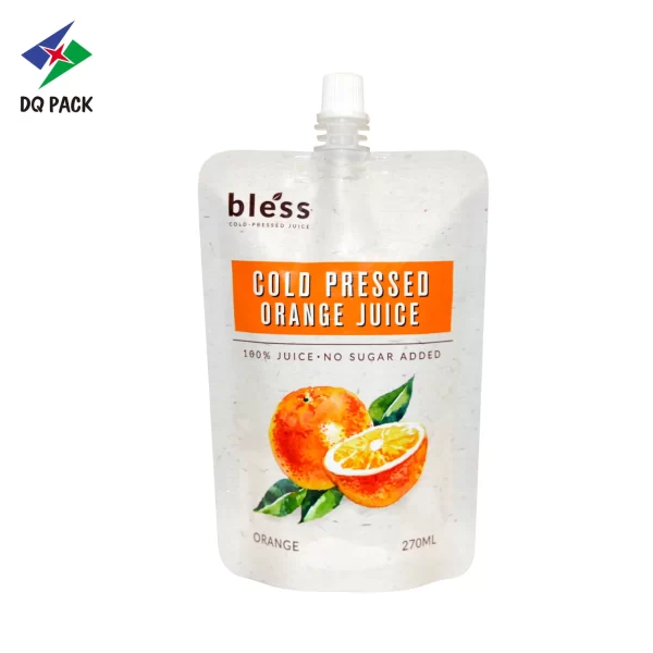Custom Reusable 270ml Juice Pouch Manufacturer -DQ PACK (2)