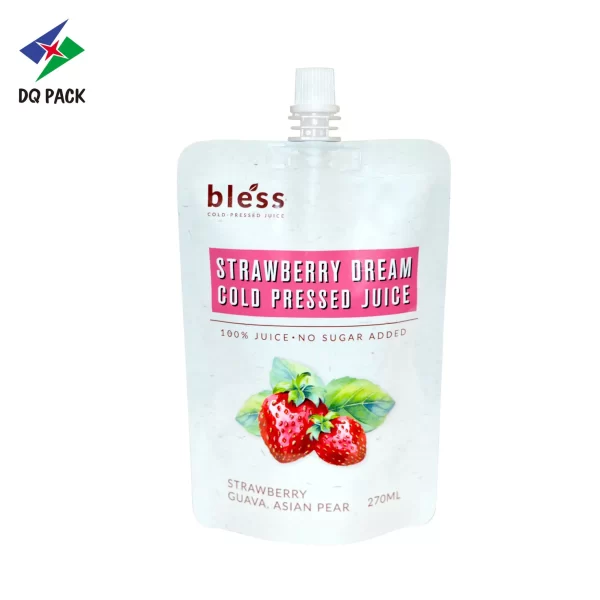 Custom Reusable 270ml Juice Pouch Manufacturer -DQ PACK (4)