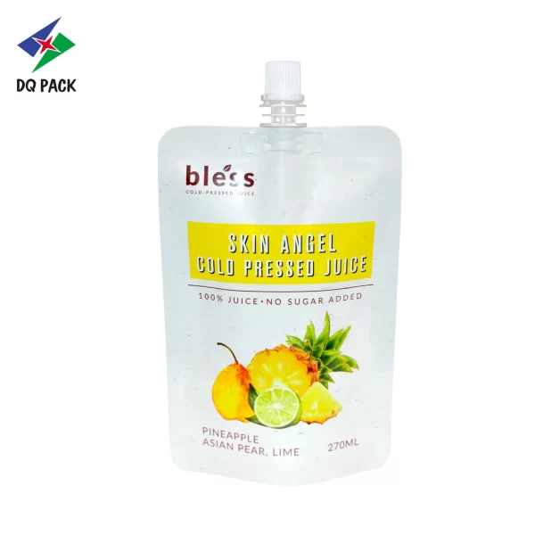 Custom Reusable 270ml Juice Pouch Manufacturer -DQ PACK (5)