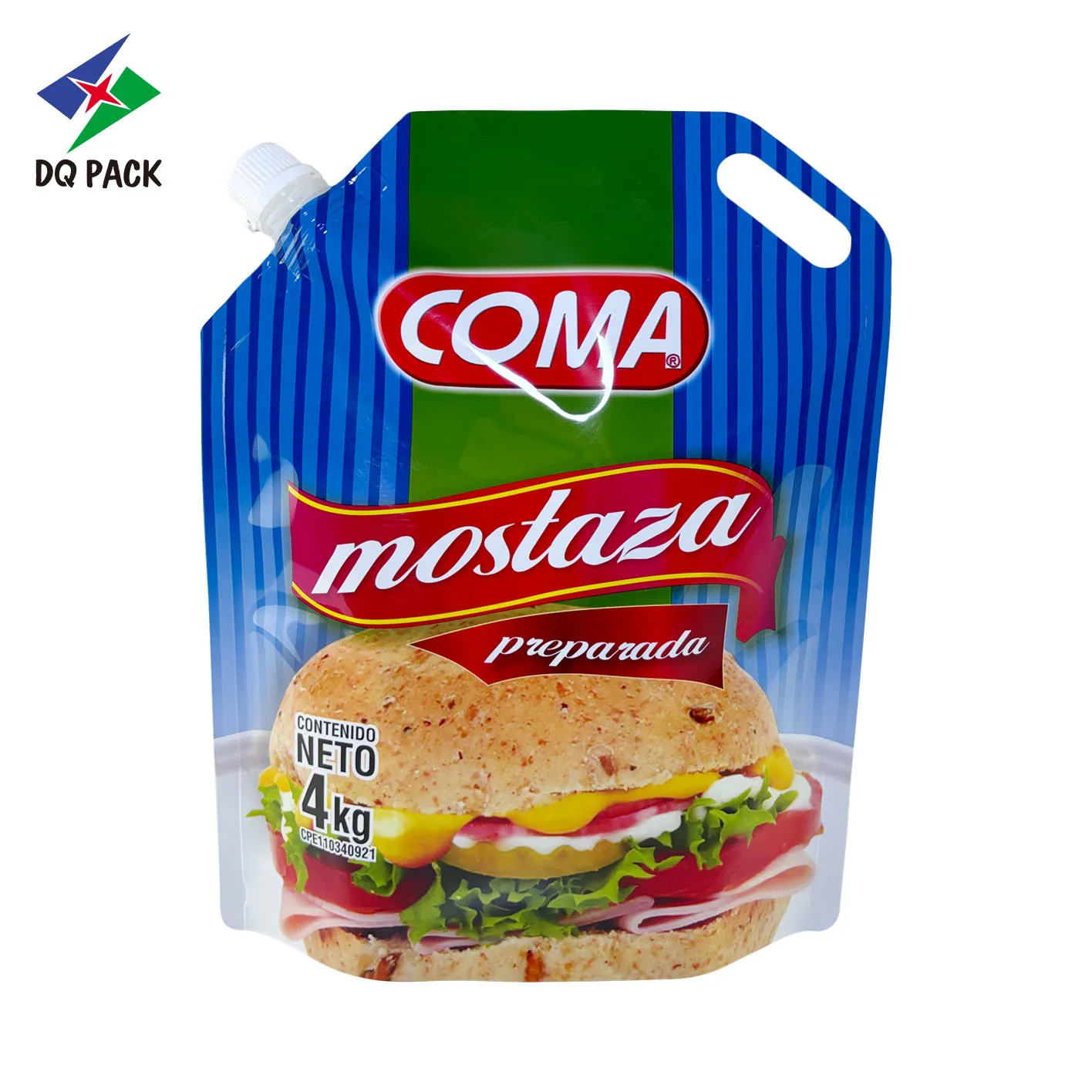 4kg Custom Printed Sauce Spout Pouch Supplier-DQ PACK (1)