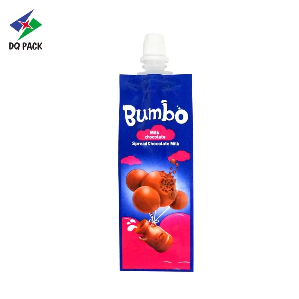 Custom Chocolate Milk Spout Pouch-DQ PACK (4)