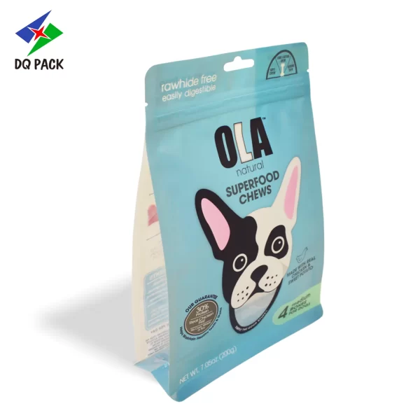 Пользовательские печатных мешок лакомства для собак производитель -DQ PACK (3)