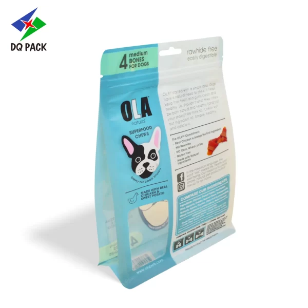 Пользовательские печатных мешок лакомства для собак производитель -DQ PACK (5)