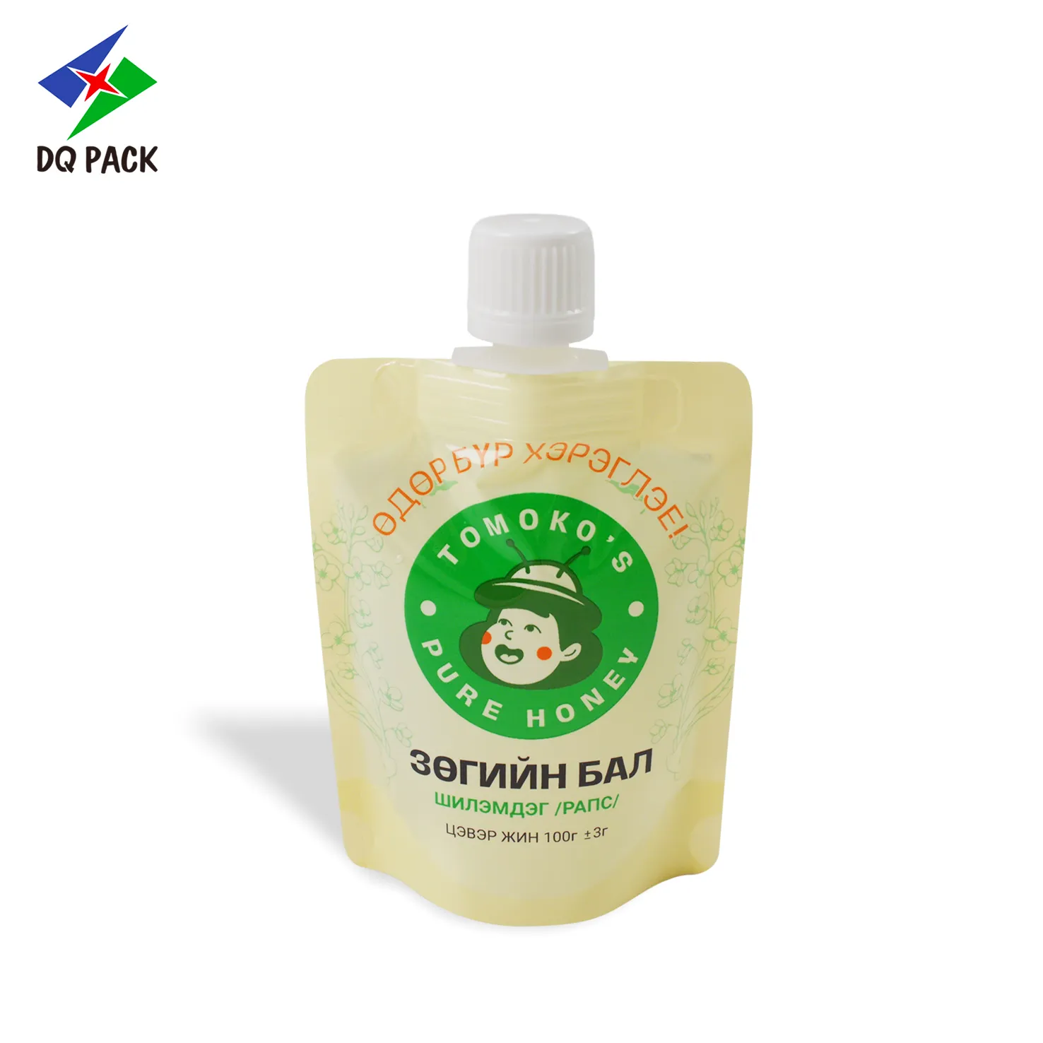 Custom Printed Honey Spout Pouch Manufacturer -DQ PACK (5)