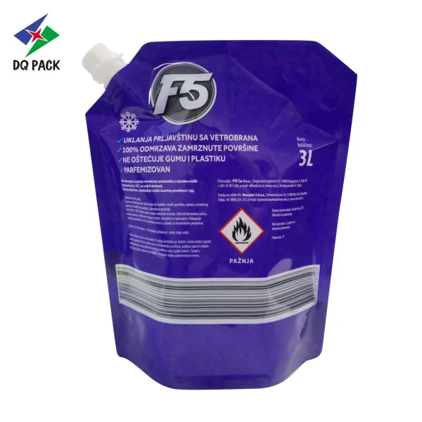 Custom 3L Spout Pouch For Windshield Washer Fluid - DQ PACK (3)