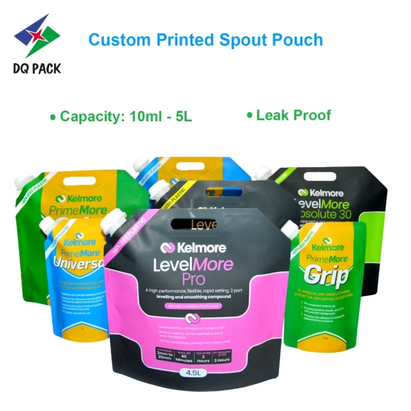 Custom 3L Spout Pouch For Windshield Washer Fluid - DQ PACK (4)