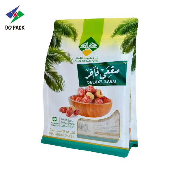Custom Flat Bottom Zipper Pouch for Dates Packaging Manufacturer - DQ PACK (3)