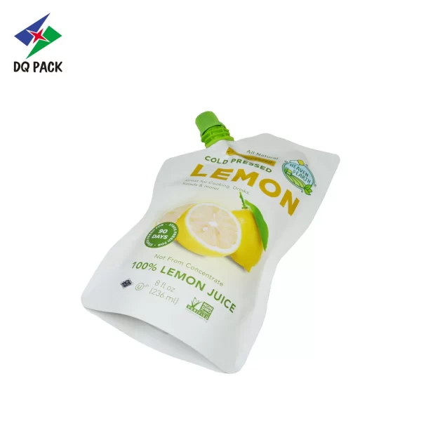 Custom Lemon Juice Spout Pouch Manufacturer -DQ PACK (3)