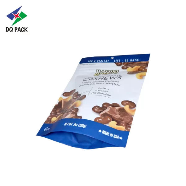 Custom Printed Chocolate Zipper Bag Manufacturer- DQ PACK (2)