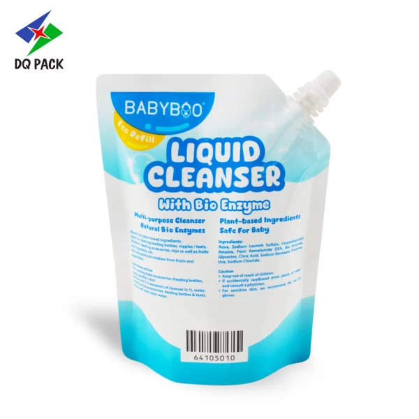 Custom Spout Pouch for Baby Laundry Detergent Packaging Manufacturer- DQ PACK (5)
