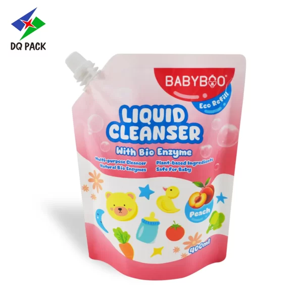 Custom Spout Pouch for Baby Laundry Detergent Packaging Manufacturer- DQ PACK (6)