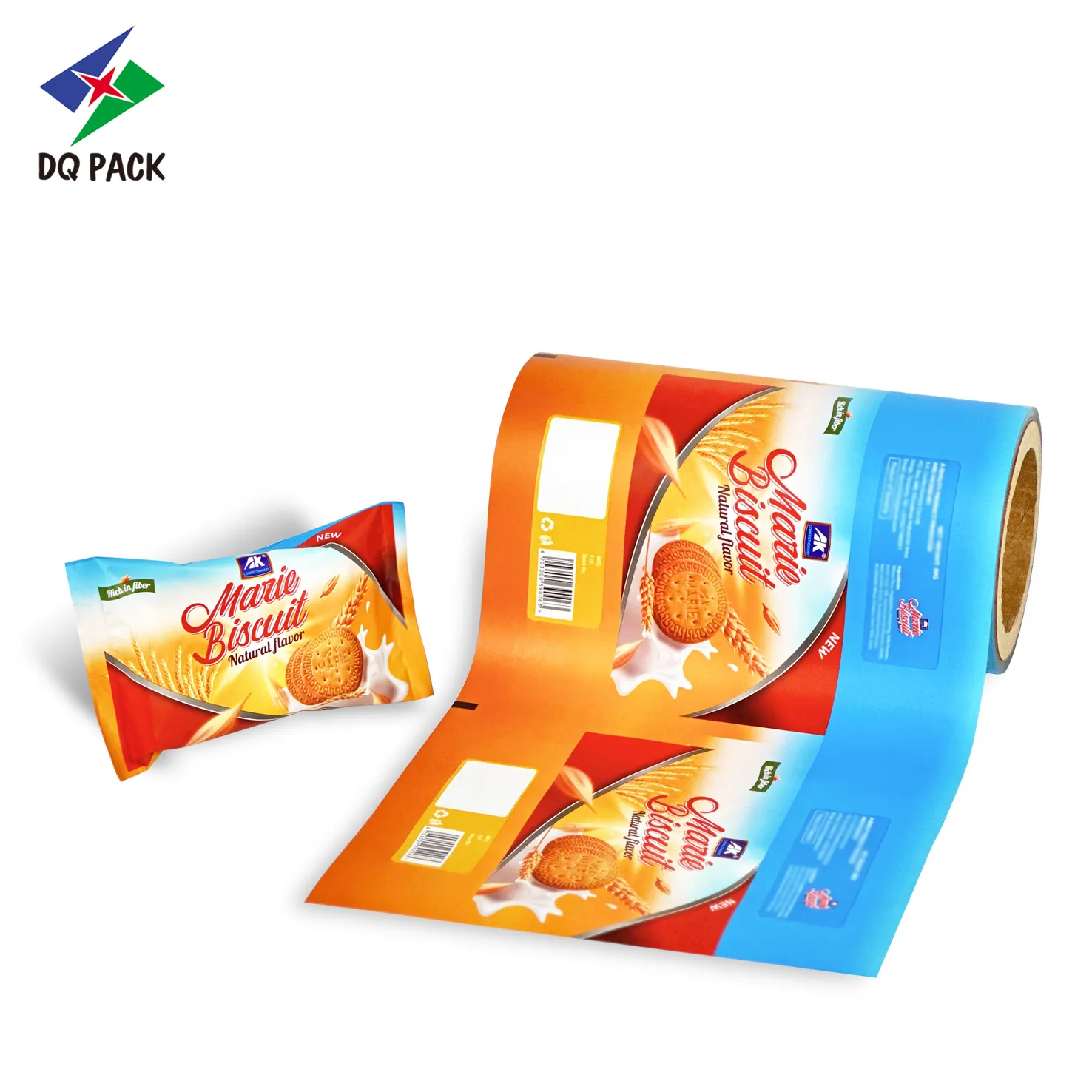 Custom Biscuit Wrapper Film Roll Factory - DQ PACK (1)