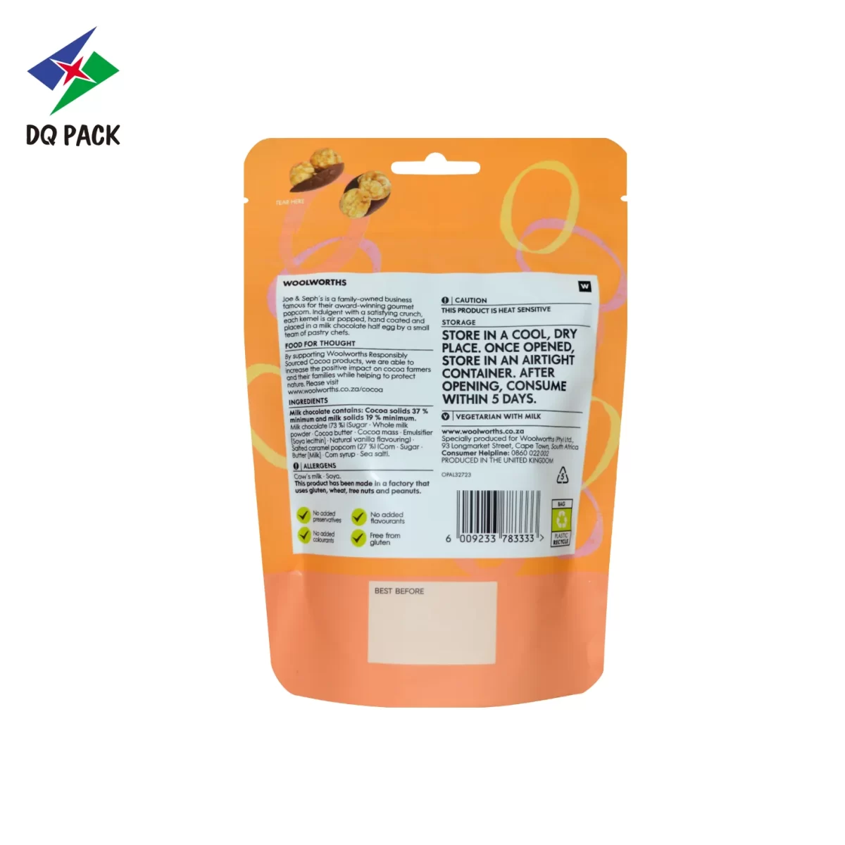 Custom Popcorn Packaging Pouch-Manufacturer-DQ-PACK-