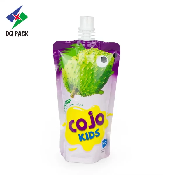 Custom Reusable Spout Pouch for Kid Juice Packaging Manufacturer- DQ PACK (5)