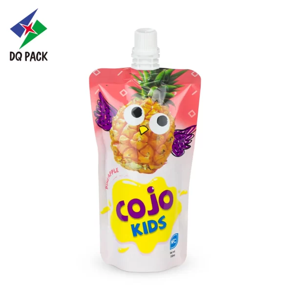 Custom Reusable Spout Pouch for Kid Juice Packaging Manufacturer- DQ PACK (6)
