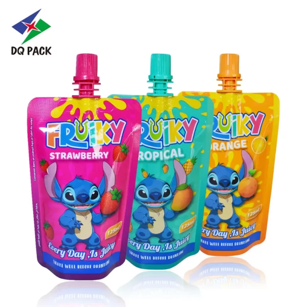 Custom Spout Pouch for Juice Packaging Manufacturer - DQ PACK (1)