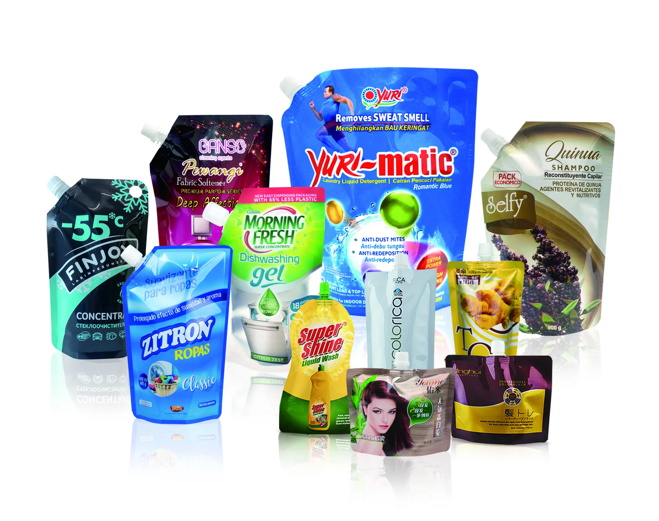 Custom Spout Pouch for Laundry Detergent Packaging Manufacturer- DQ PACK (4)