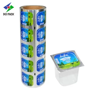 Custom printed cup lid film for food packaging cups