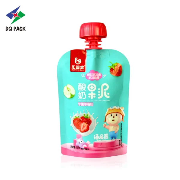Cusotom Spout Pouch for Yogurt Packaging Factory - DQ PACK (4)