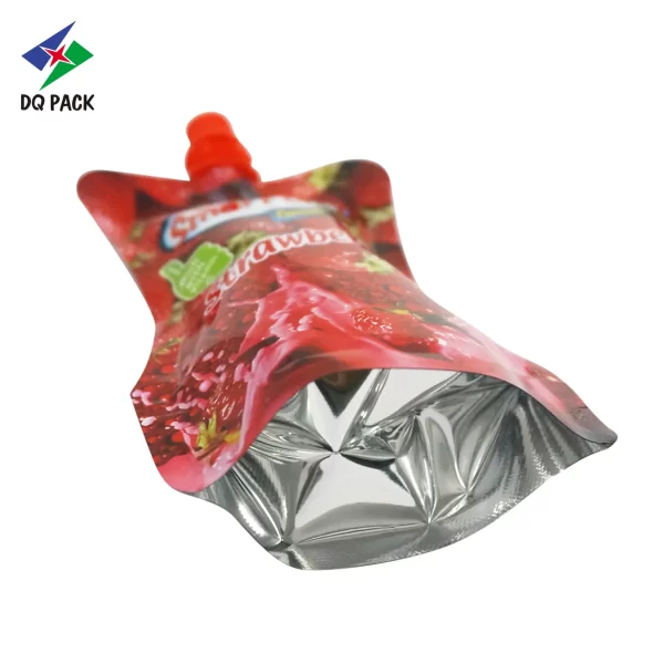 Custom 200ml Spout Pouch for Soft Drink Packaging Factory- DQ PACK (2)