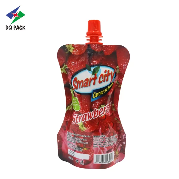 Custom 200ml Spout Pouch for Soft Drink Packaging Factory- DQ PACK (3)