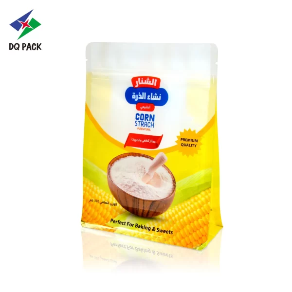 Custom Flat Bottom Pouch for 500g Chocolate Powder Packaging-DQ-PACK-2 (1)