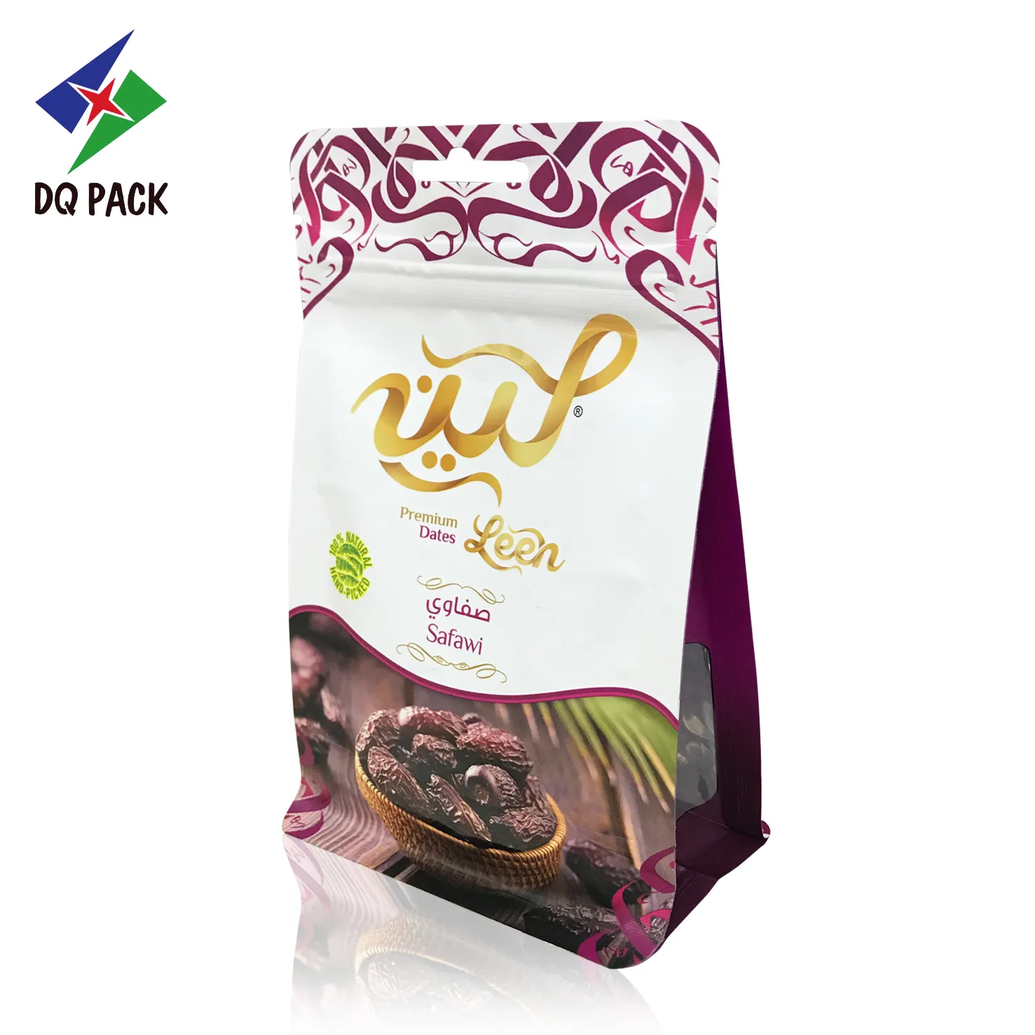 Flat Bottom Zipper Bag for Dates Packaging Manufacturer - DQ PACK (7)