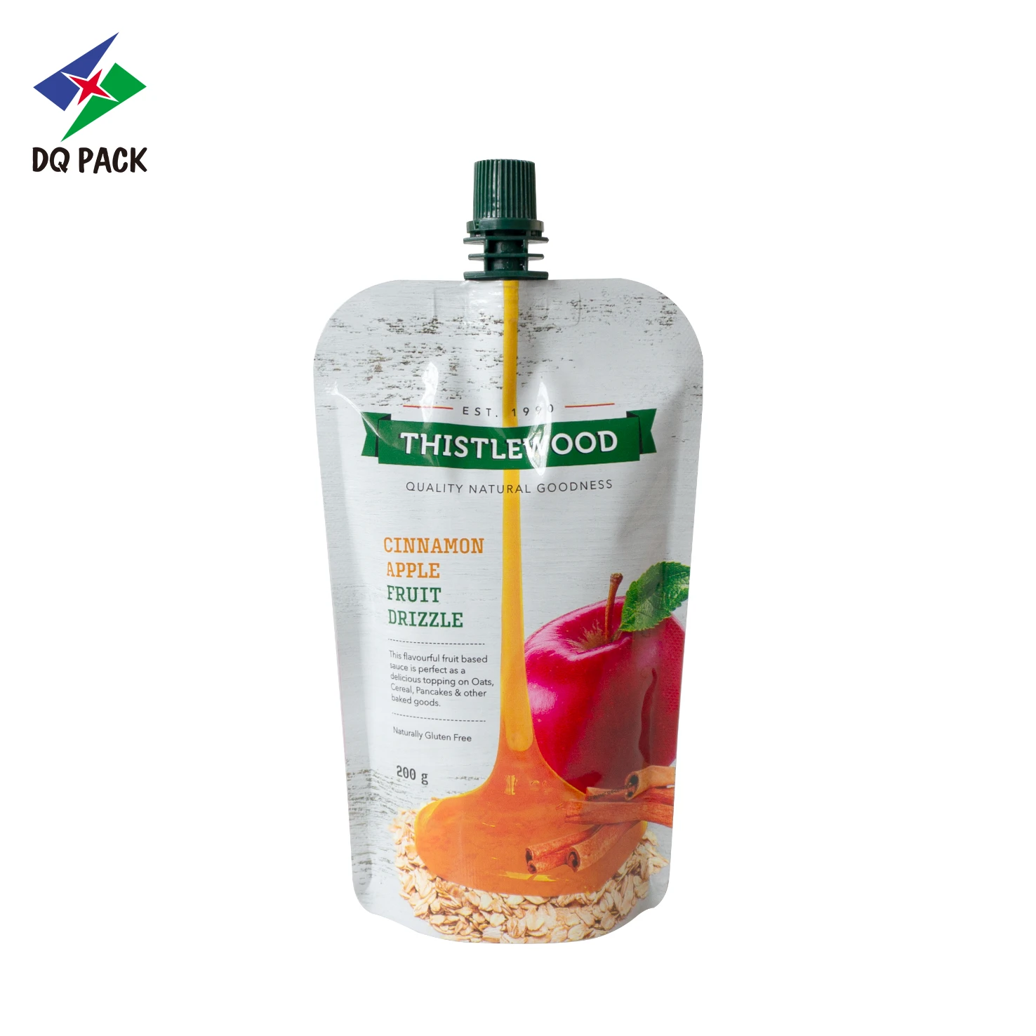 Custom 200ml Spout Pouch for Syrup Honey Jam Packaging Facotry -DQ PACK (5)